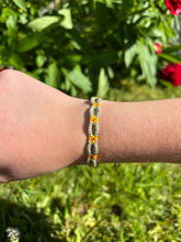 Load image into Gallery viewer, Light Sunflower Chain Bracelet