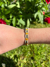 Load image into Gallery viewer, Light Sunflower Chain Bracelet