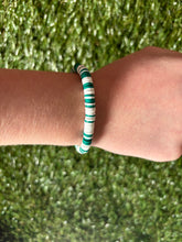 Load image into Gallery viewer, Christmas clay bead bracelet
