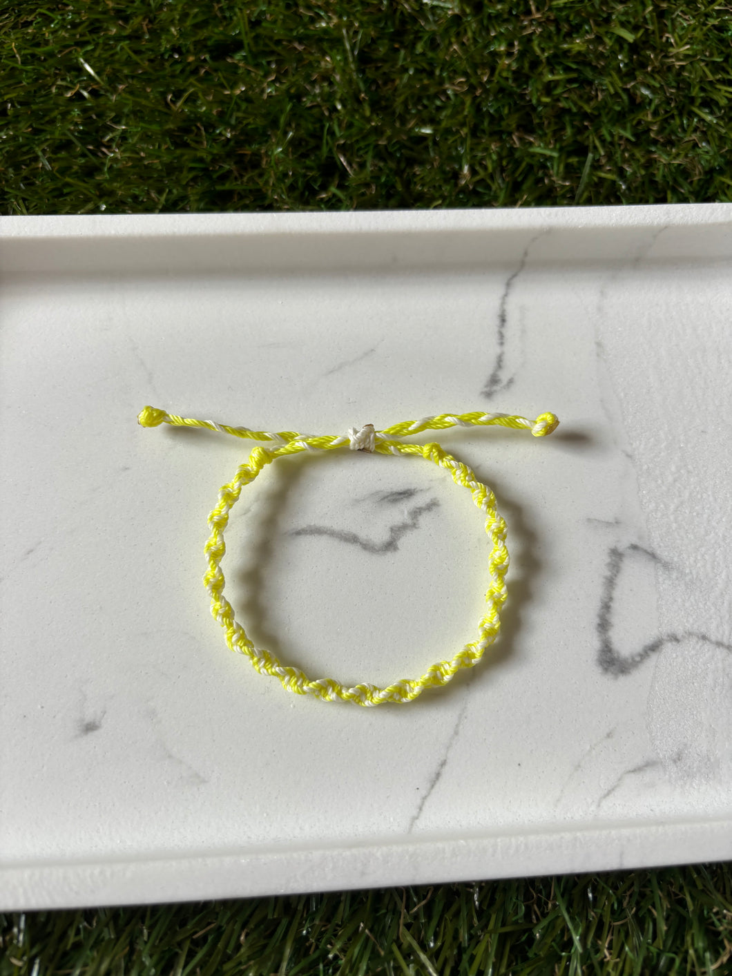 Wax string twist bracelet