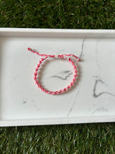 Load image into Gallery viewer, Wax string twist bracelet
