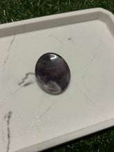 Load image into Gallery viewer, Chevron amethyst palm stone crystal
