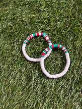 Load image into Gallery viewer, Christmas clay bead bracelet
