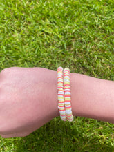 Load image into Gallery viewer, Mixed colour clay bead bracelets
