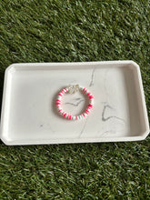 Load image into Gallery viewer, Bow clay bead bracelet
