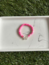 Load image into Gallery viewer, Bow clay bead bracelet
